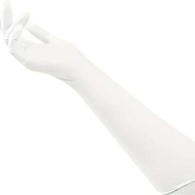 Long-Length Touchscreen Cleaning Gloves with Non-Slip Grip
