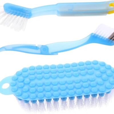 Non-Slip Handle Crevice Cleaning Brush