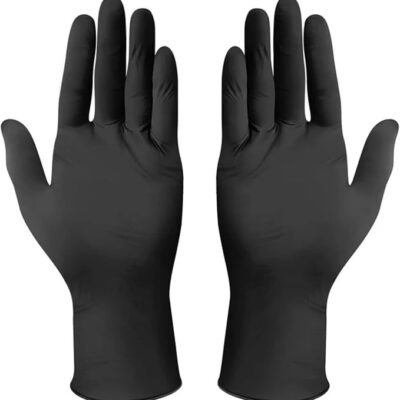 Black Powder-Free Nitrile Gloves