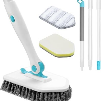 Detachable Long-Handle Bathroom Scrub Brush