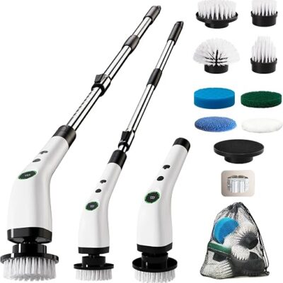Waterproof Adjustable Electric Cleaning Scrubber