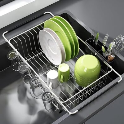 Over-the-Sink Dish Drying Rack