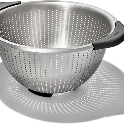 Stainless Steel Kitchen Colander with Handles