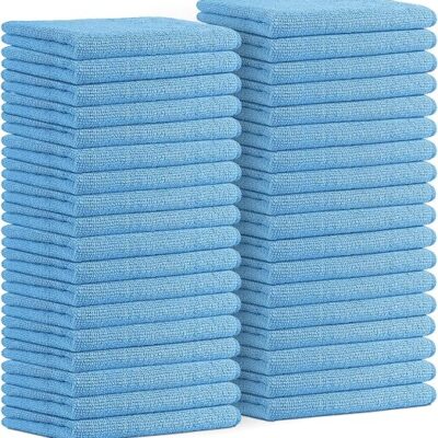 Soft Absorbent Microfiber Cleaning Towels