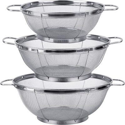 Stainless Steel Colander with Handles